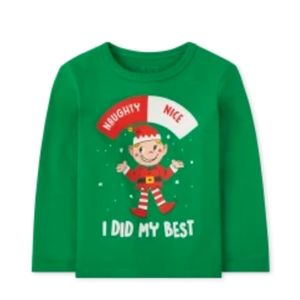 Holiday Tee Toddler Boys " I Did My Best Graphic T-Shirt